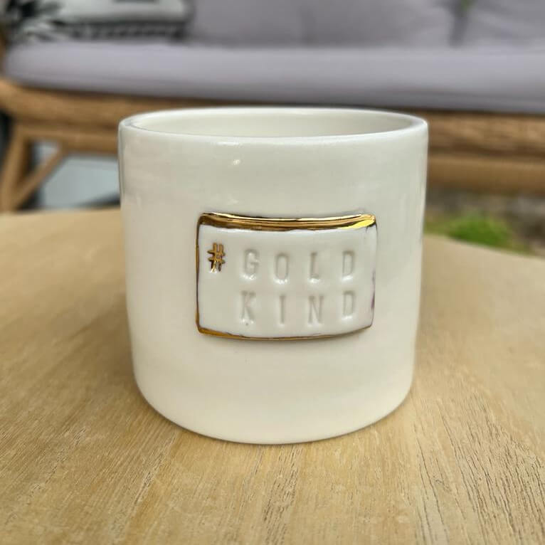 Mug, Tasse, Kaffeetasse, Keramiktasse - Goldkind