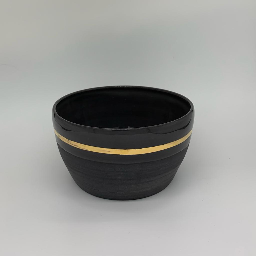 Schalen - Schale Schwarz Gold