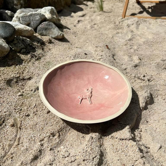 Schalen - Schale Hirsch Rosa