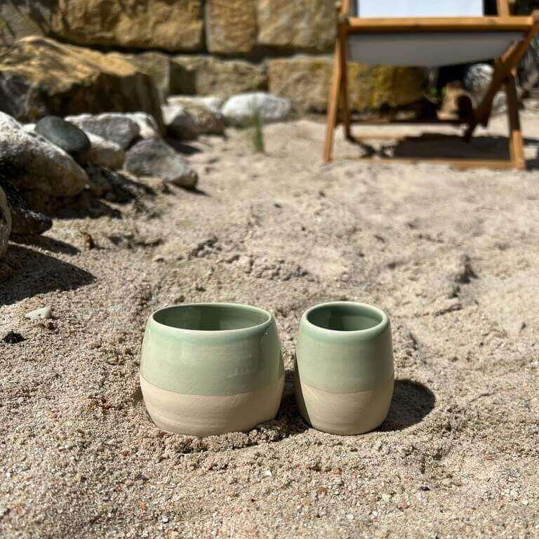 Kaffee- & Teebecher - Curve Kaffeebecher Grün