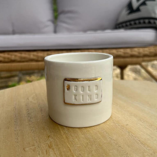 Mug, Tasse, Kaffeetasse, Keramiktasse - Goldkind