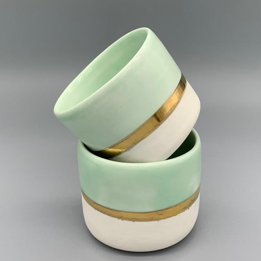 Espresso Macchiato Becher - Becher Pastellos Gold