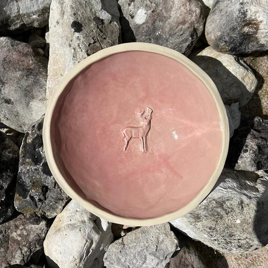 Schalen - Schale Hirsch Rosa