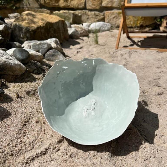 Schalen - Schale Hirsch grün