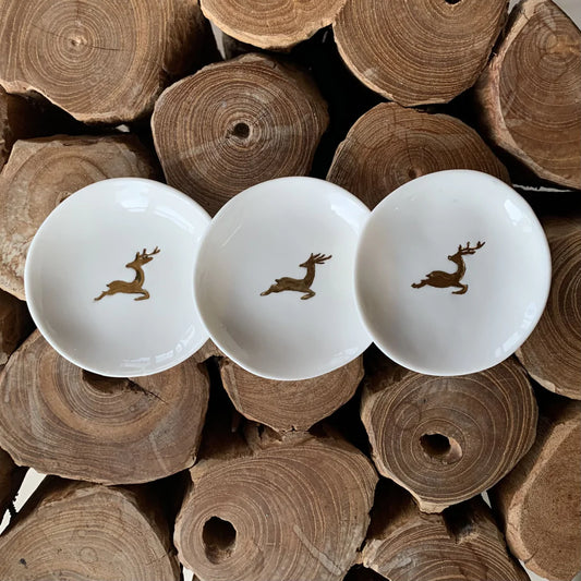 Schmuckschale - Schmuckschälchen Hirsch Grand Flüh Gold