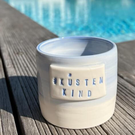 Mug, Tasse, Kaffeetasse, Keramiktasse - Küstenkind